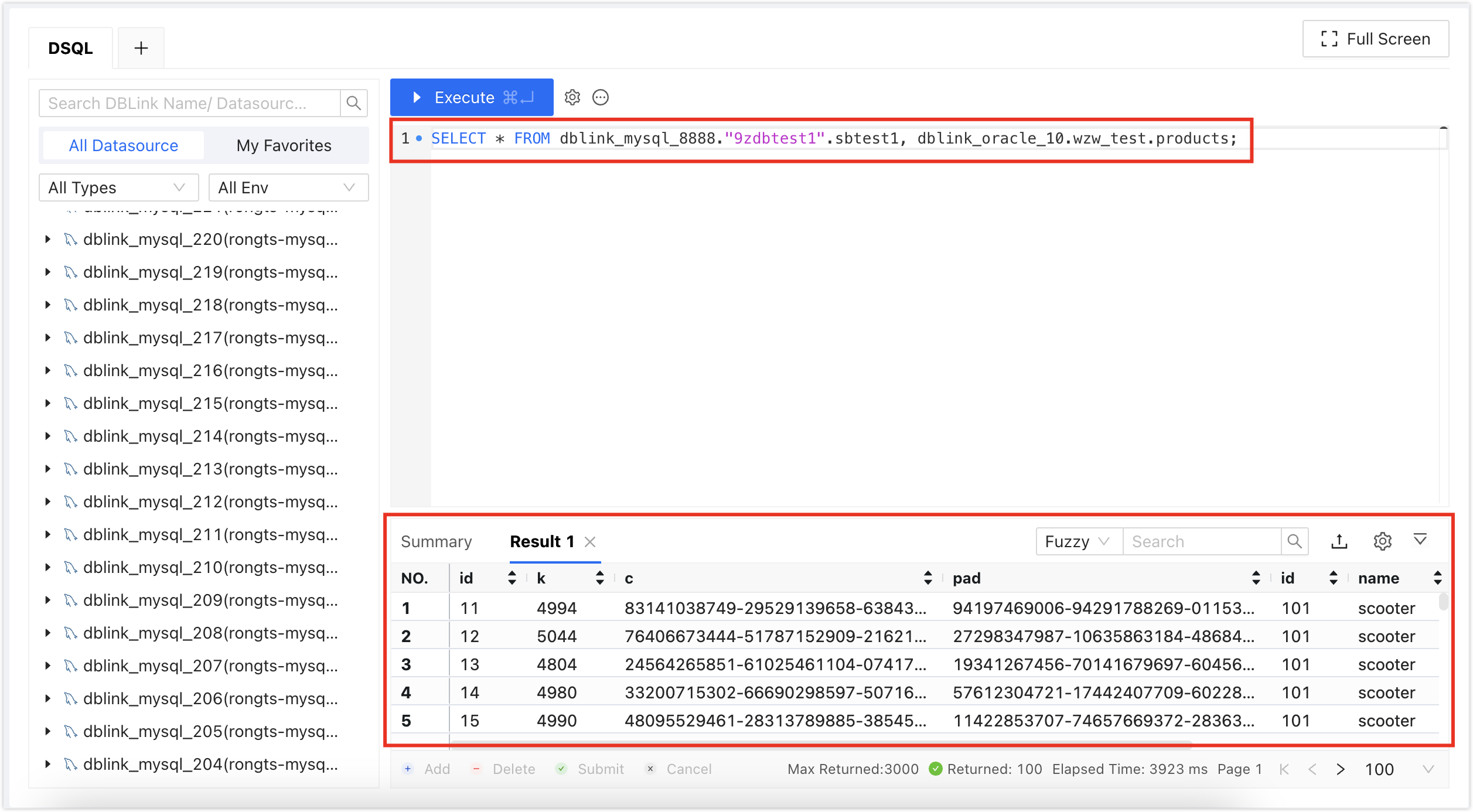dsql_query